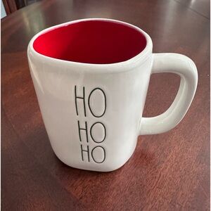 Rae Dunn "Ho Ho Ho" Christmas Holiday Santa Magenta Mug